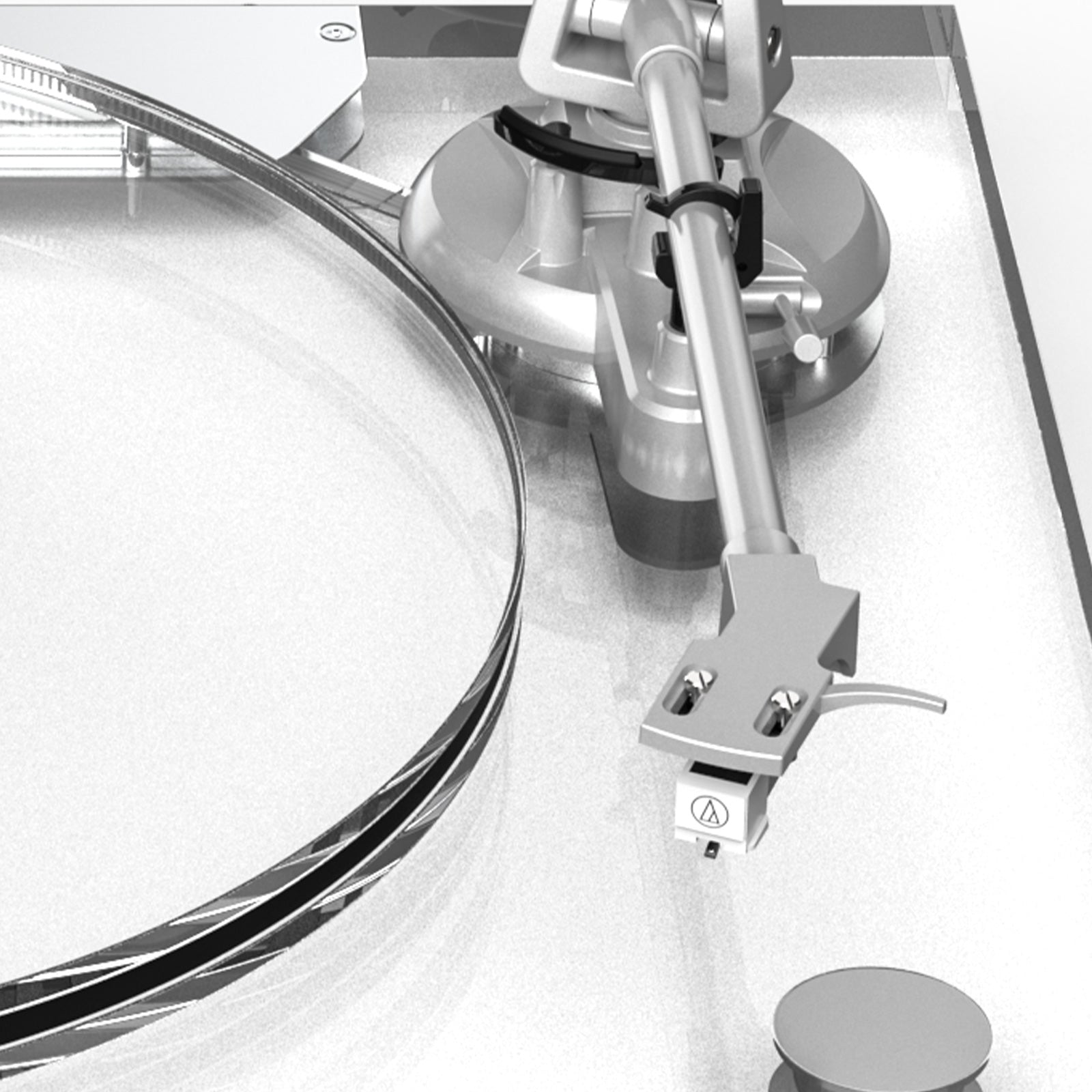 Platine Vinyle Transparente Bluetooth – Design Hi-Fi Premium | AVA Glas