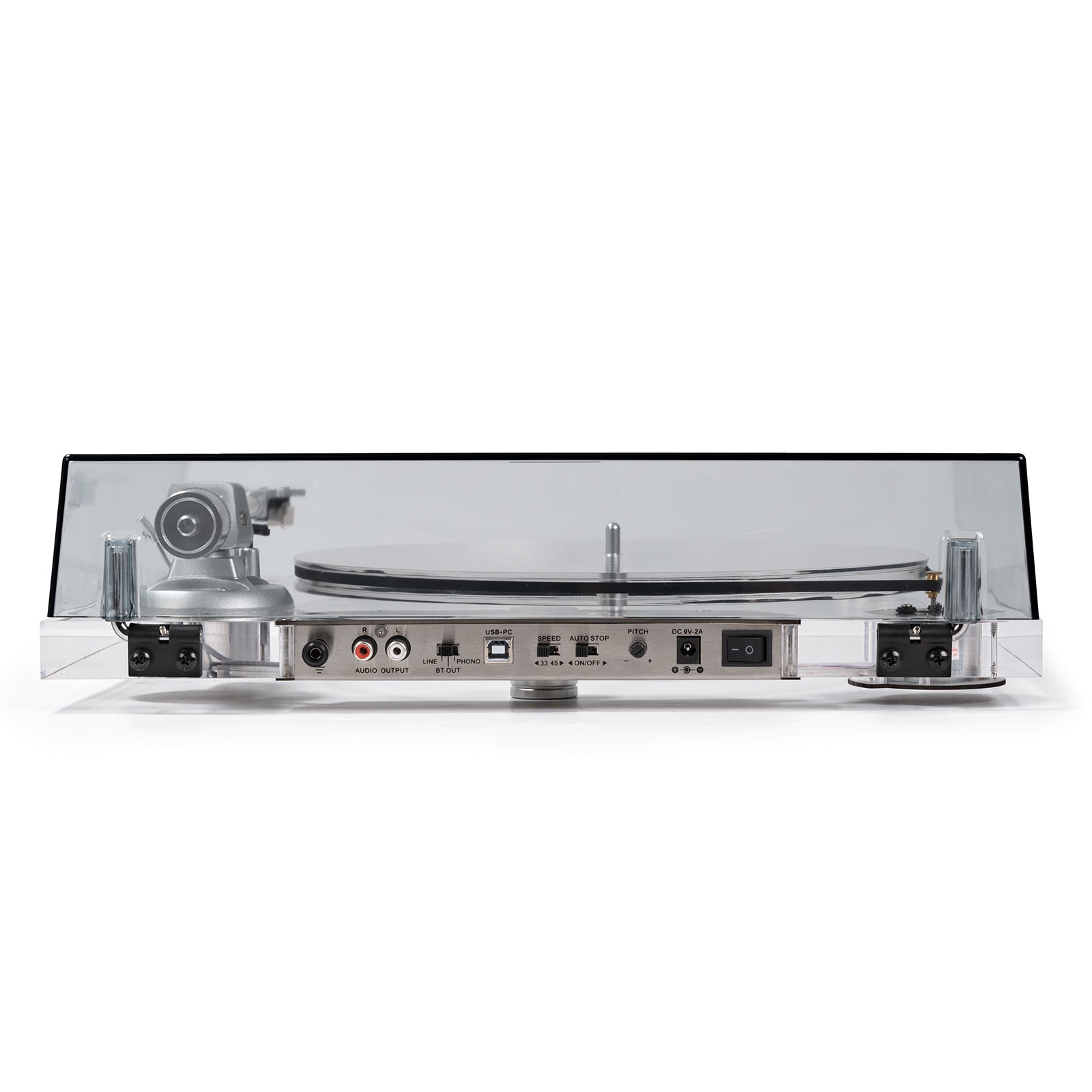Platine Vinyle Transparente Bluetooth – Design Hi-Fi Premium | AVA Glas