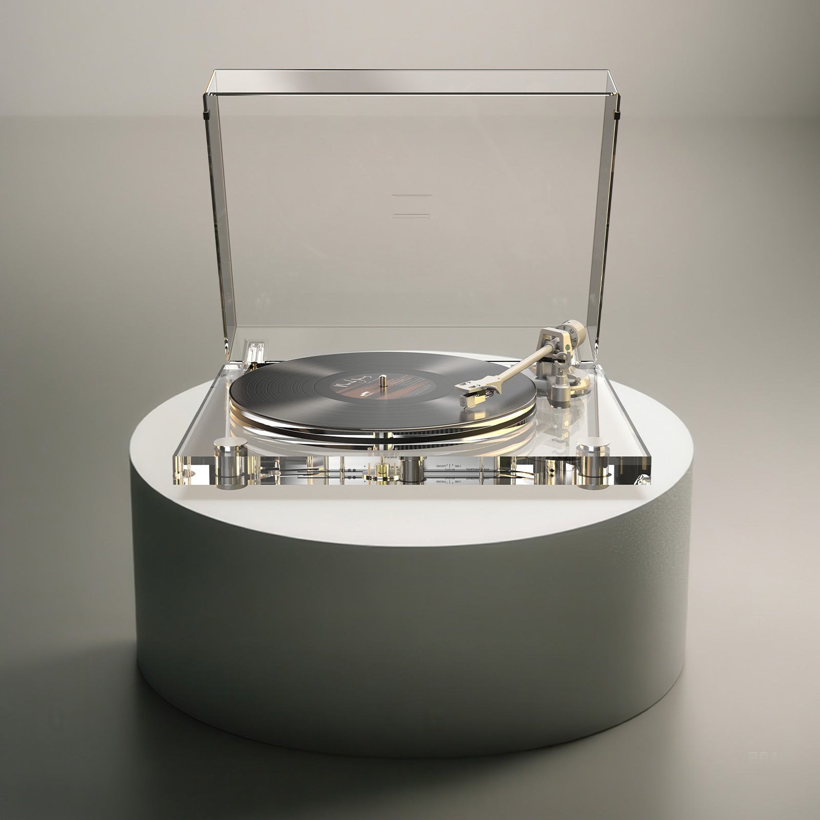 Platine Vinyle Transparente Bluetooth – Design Hi-Fi Premium | AVA Glas