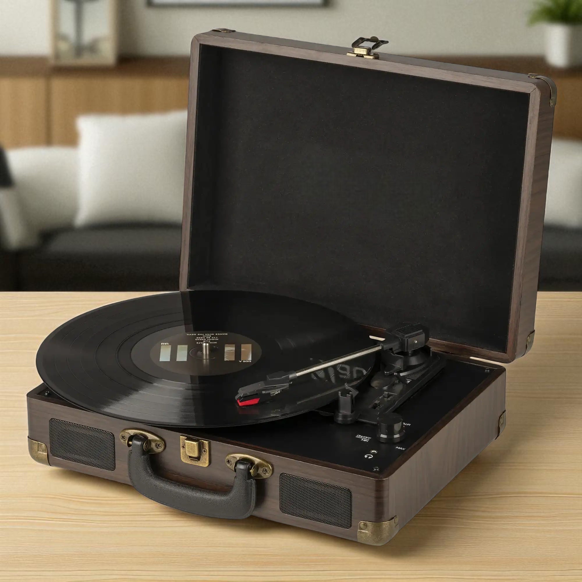 Platine Vinyle avec enceintes intégrés