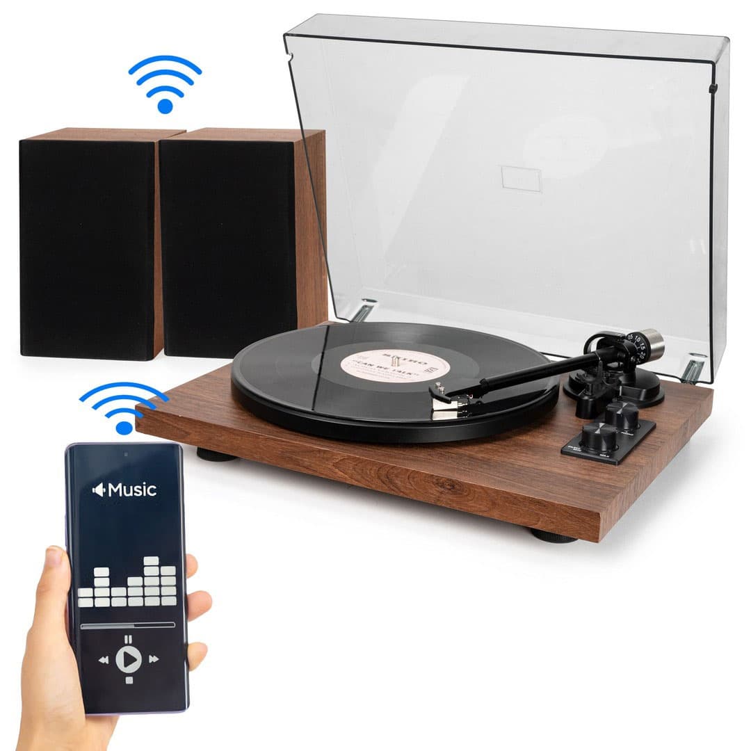 Ensemble Platine Vinyle Bluetooth Hi-Fi Premium | AVA Orbit